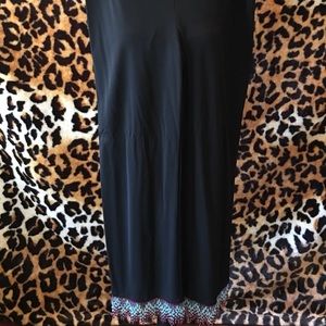 Carole Little black beaded pant